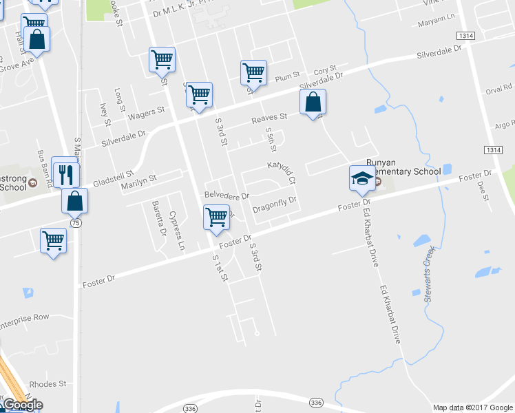 map of restaurants, bars, coffee shops, grocery stores, and more near 803 Dragonfly Drive in Conroe