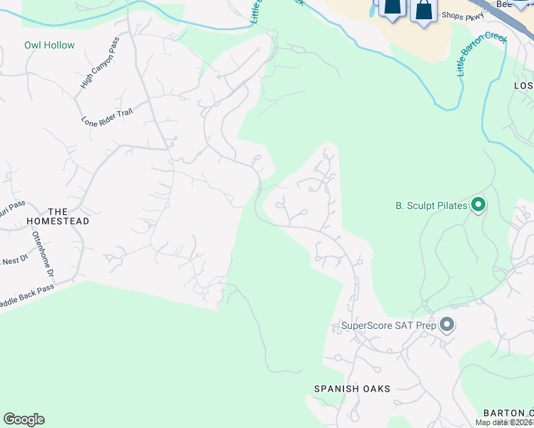 map of restaurants, bars, coffee shops, grocery stores, and more near 12629 Sideoats Drive in Austin