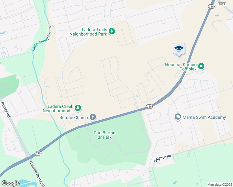 map of restaurants, bars, coffee shops, grocery stores, and more near 3001 Tulip Poplar Court in Conroe