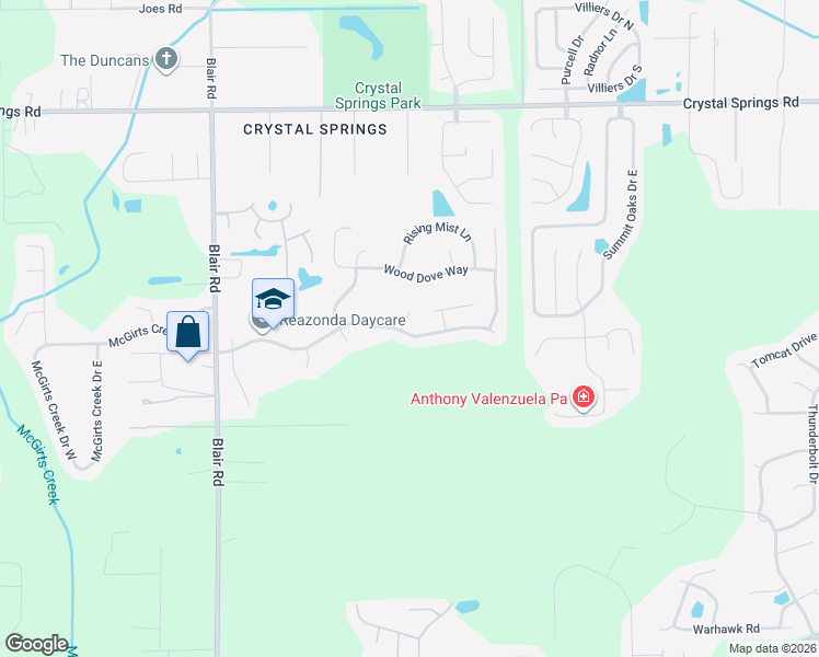 map of restaurants, bars, coffee shops, grocery stores, and more near 10235 Meadow Point Drive in Jacksonville
