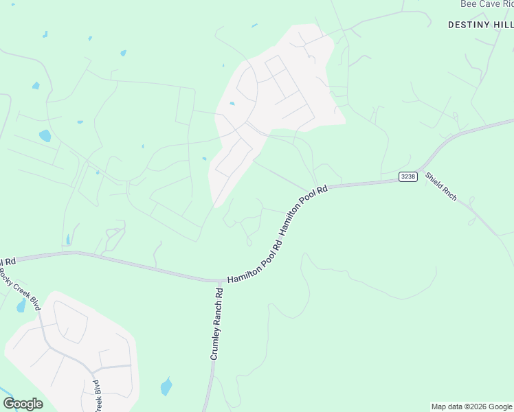 map of restaurants, bars, coffee shops, grocery stores, and more near 16400 Hamilton Pool Road in Austin
