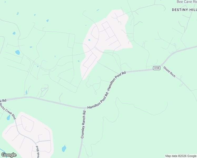 map of restaurants, bars, coffee shops, grocery stores, and more near 16400 Hamilton Pool Road in Austin