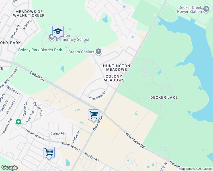map of restaurants, bars, coffee shops, grocery stores, and more near 8400 Colony Loop Drive in Austin
