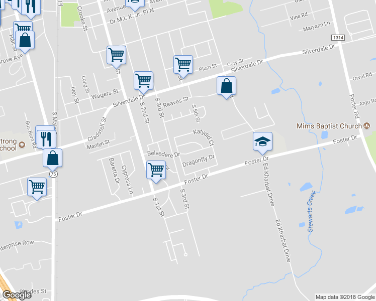 map of restaurants, bars, coffee shops, grocery stores, and more near 807 Belvedere Drive in Conroe