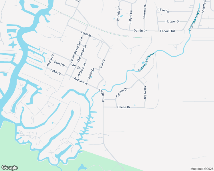map of restaurants, bars, coffee shops, grocery stores, and more near 59444 Winn Drive in Lacombe