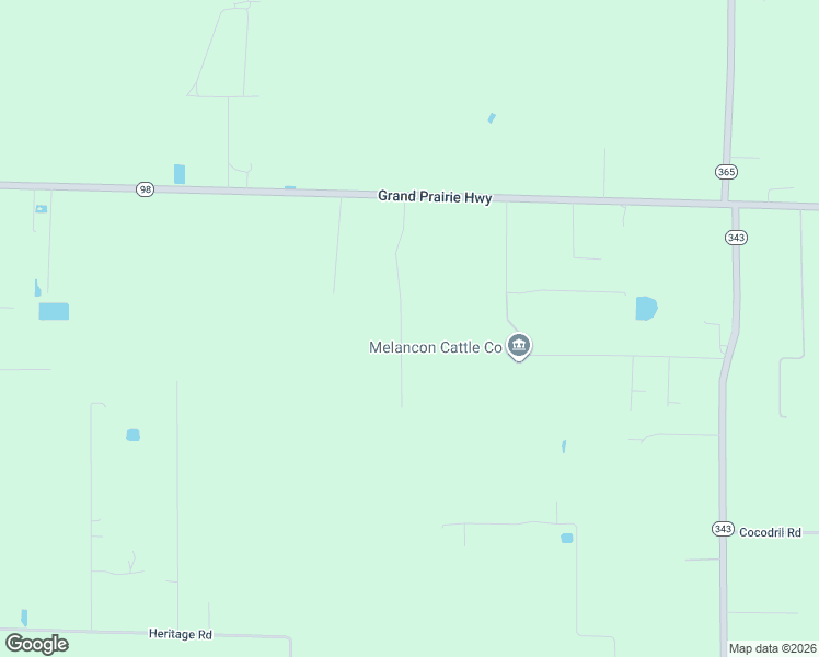 map of restaurants, bars, coffee shops, grocery stores, and more near 123 Hoosier Lane in Church Point