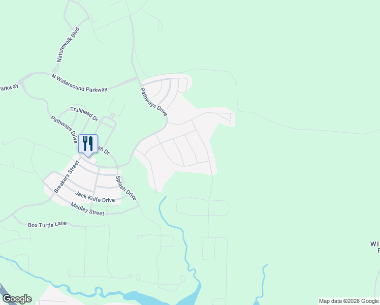 map of restaurants, bars, coffee shops, grocery stores, and more near 31 Sidecamp Road in Panama City Beach