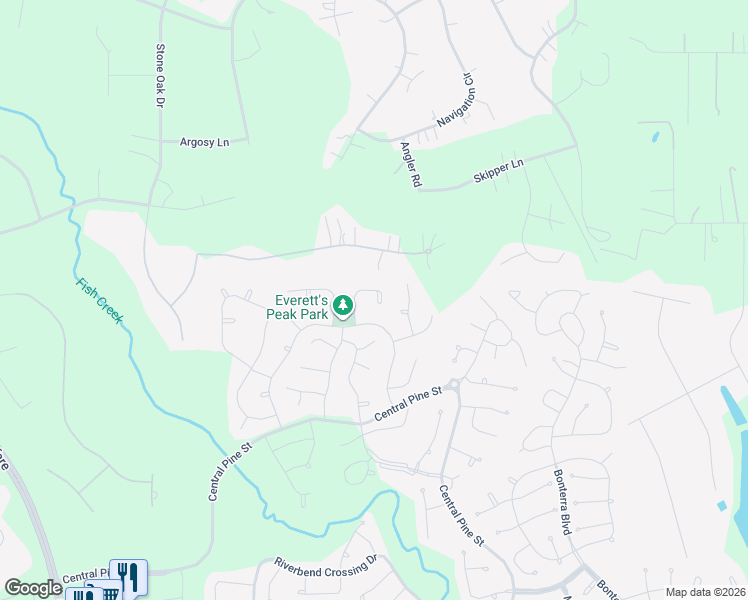 map of restaurants, bars, coffee shops, grocery stores, and more near 400 Andes Drive in Montgomery