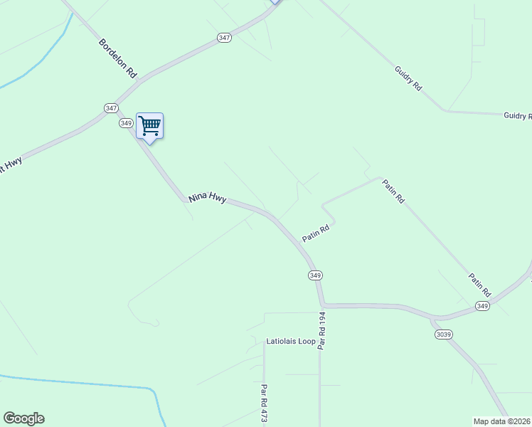 map of restaurants, bars, coffee shops, grocery stores, and more near Louisiana 349 in St. Martin Parish