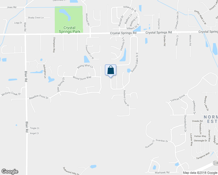 map of restaurants, bars, coffee shops, grocery stores, and more near 1521 Summit Oaks Drive West in Jacksonville