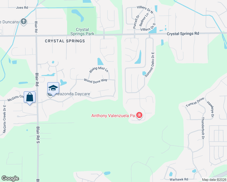 map of restaurants, bars, coffee shops, grocery stores, and more near 989 Fox Chapel Lane in Jacksonville