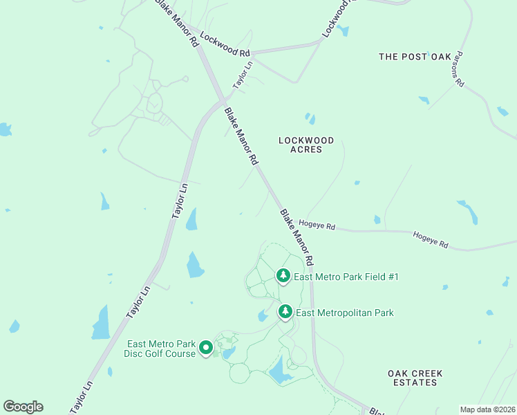 map of restaurants, bars, coffee shops, grocery stores, and more near 18501 Blake Manor Road in Manor