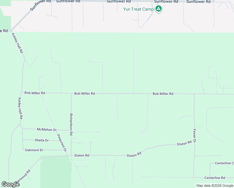 map of restaurants, bars, coffee shops, grocery stores, and more near 68 Grantham Lane in Crawfordville