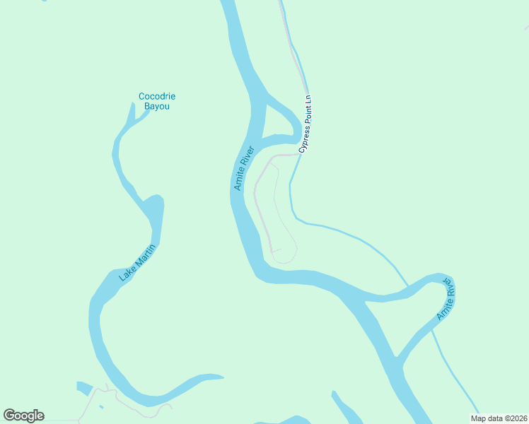 map of restaurants, bars, coffee shops, grocery stores, and more near 15867 Cypress Point Lane in French Settlement