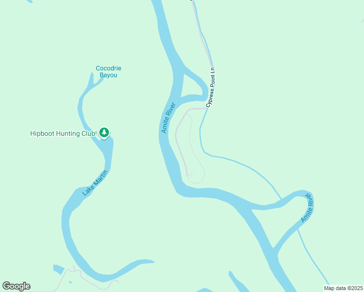 map of restaurants, bars, coffee shops, grocery stores, and more near 15892 Cypress Point Lane in French Settlement