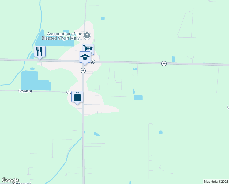 map of restaurants, bars, coffee shops, grocery stores, and more near 143 True Magnolia Lane in Church Point