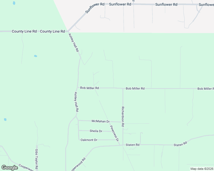 map of restaurants, bars, coffee shops, grocery stores, and more near 704 Bob Miller Road in Crawfordville