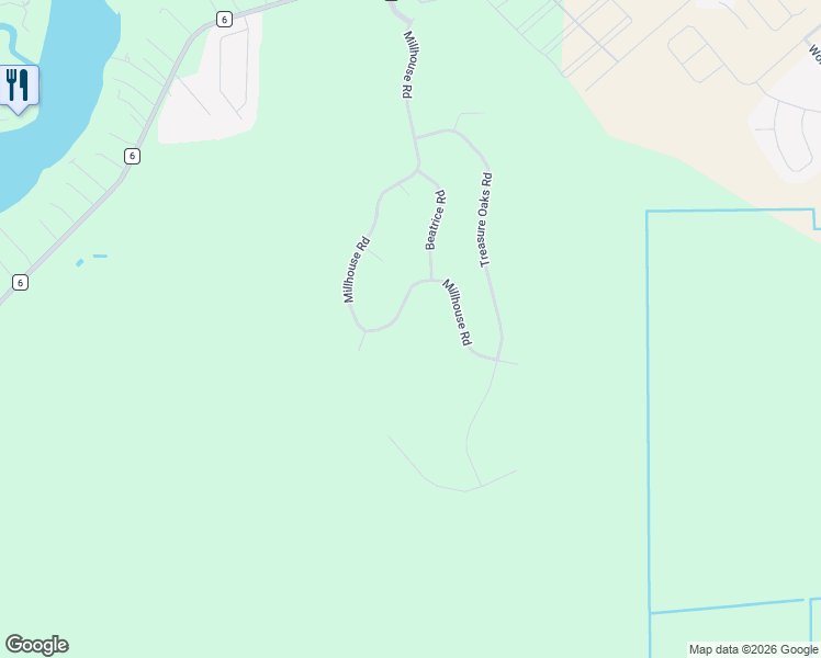 map of restaurants, bars, coffee shops, grocery stores, and more near 4715 Millhouse Road in Gulf Shores