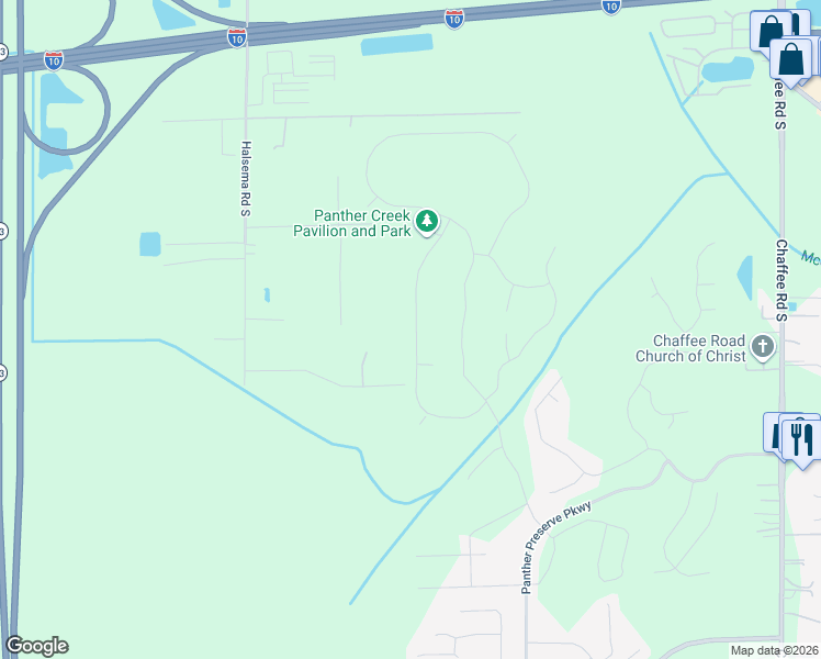 map of restaurants, bars, coffee shops, grocery stores, and more near 1103 Tan Tara Trail in Jacksonville