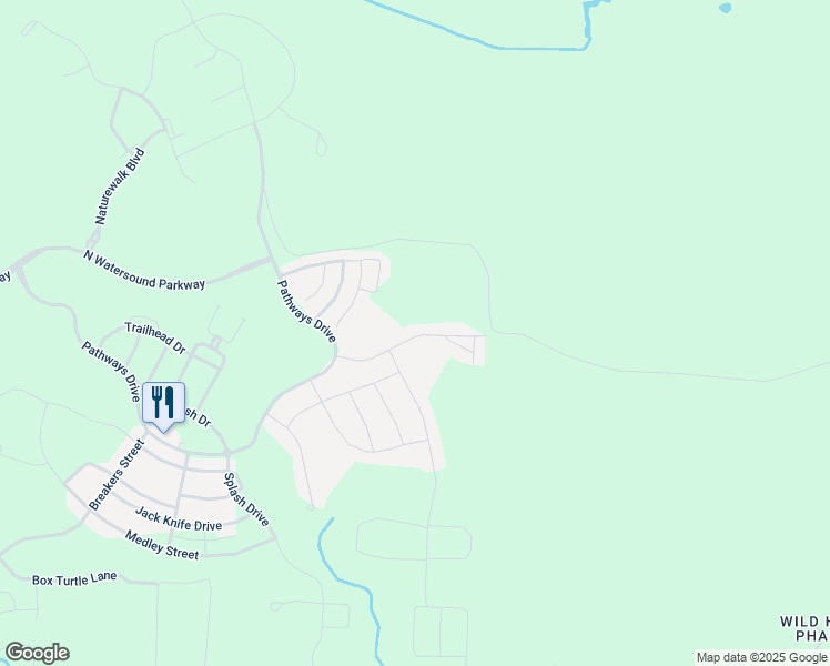map of restaurants, bars, coffee shops, grocery stores, and more near 219 Sidecamp Road in Rosemary Beach