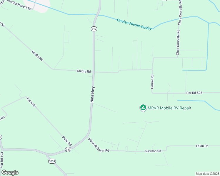 map of restaurants, bars, coffee shops, grocery stores, and more near 1291 Ches Courville Rd in Breaux Bridge