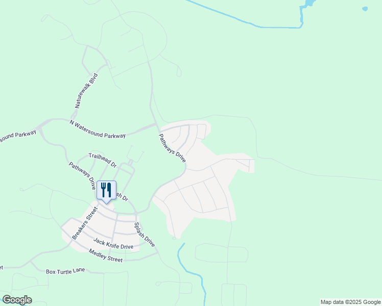 map of restaurants, bars, coffee shops, grocery stores, and more near 31 Sidecamp Road in Panama City Beach