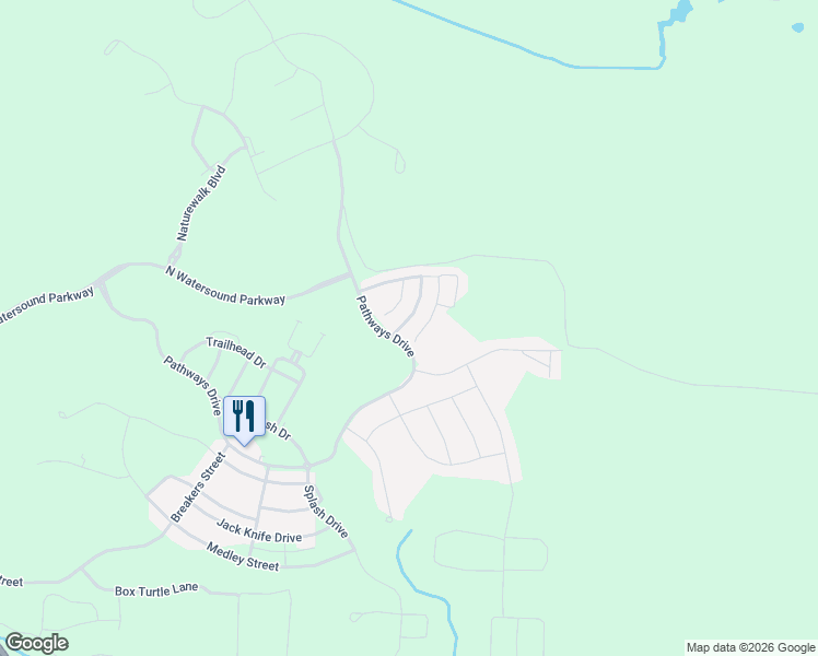 map of restaurants, bars, coffee shops, grocery stores, and more near 31 Sidecamp Road in Panama City Beach