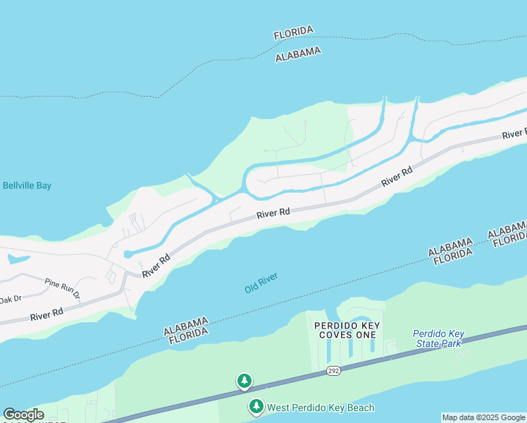 map of restaurants, bars, coffee shops, grocery stores, and more near 32212 River Rd in Orange Beach