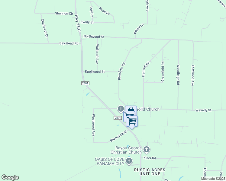 map of restaurants, bars, coffee shops, grocery stores, and more near 8231 Klondyke Rd in Bay