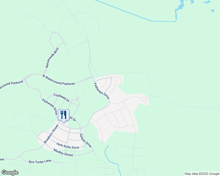 map of restaurants, bars, coffee shops, grocery stores, and more near 31 Sidecamp Road in Panama City Beach