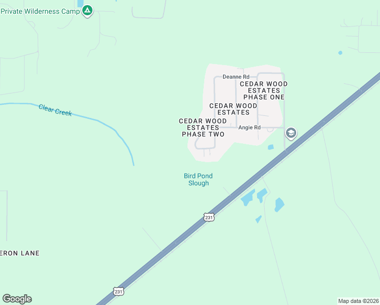map of restaurants, bars, coffee shops, grocery stores, and more near 8336 Angie Circle in Panama City