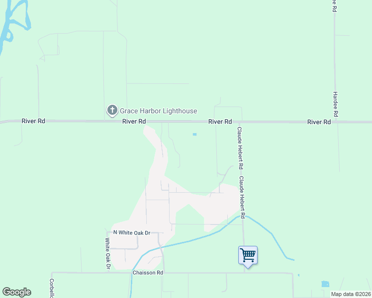 map of restaurants, bars, coffee shops, grocery stores, and more near 6241 River Rd in Lake Charles