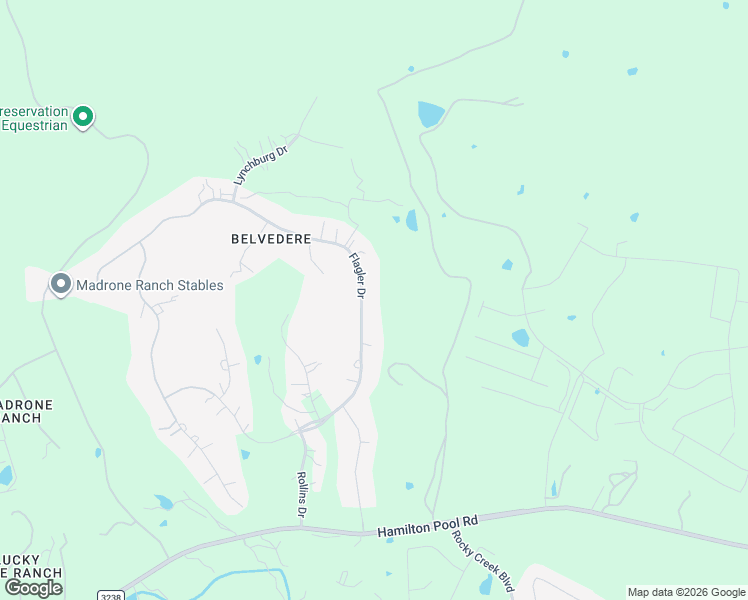 map of restaurants, bars, coffee shops, grocery stores, and more near 17801 Flagler Drive in Austin