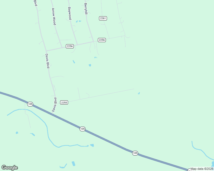 map of restaurants, bars, coffee shops, grocery stores, and more near 441 County Road 2255 in Cleveland