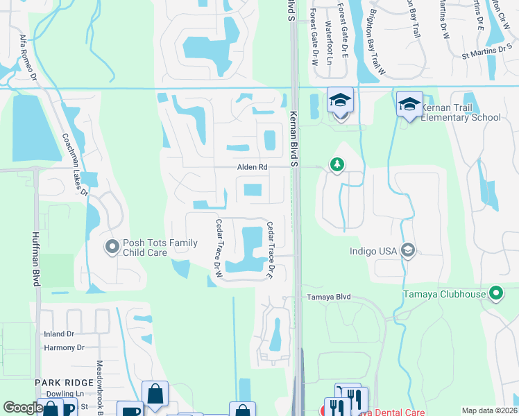 map of restaurants, bars, coffee shops, grocery stores, and more near 12130 Longmont Lane South in Jacksonville