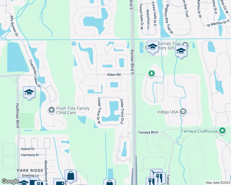 map of restaurants, bars, coffee shops, grocery stores, and more near 12146 Longmont Lane South in Jacksonville