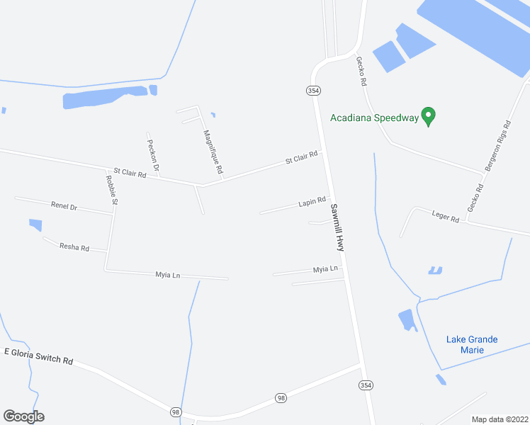 map of restaurants, bars, coffee shops, grocery stores, and more near 199 Lapin Road in Breaux Bridge