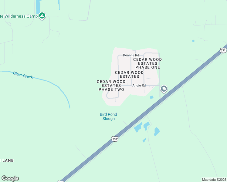 map of restaurants, bars, coffee shops, grocery stores, and more near 8321 Angie Circle in Panama City