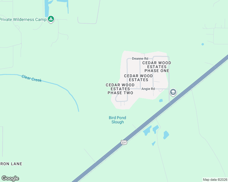 map of restaurants, bars, coffee shops, grocery stores, and more near 8308 Angie Circle in Panama City