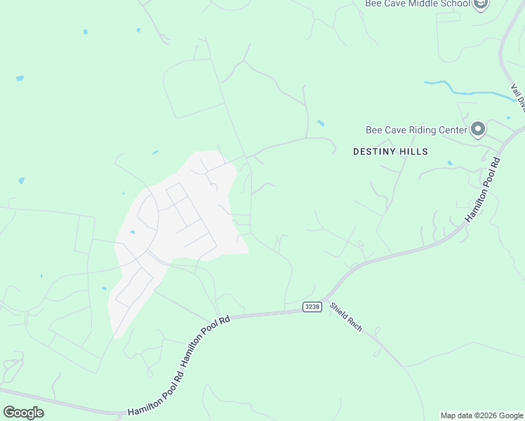 map of restaurants, bars, coffee shops, grocery stores, and more near 7005 Destiny Hills Drive in Austin