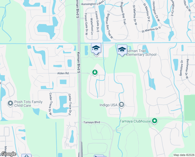 map of restaurants, bars, coffee shops, grocery stores, and more near 2320 Reese Way in Jacksonville