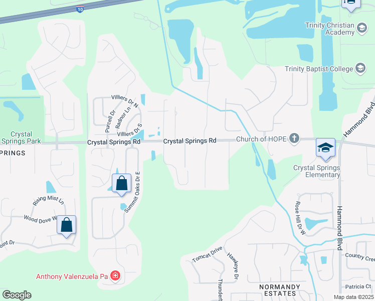 map of restaurants, bars, coffee shops, grocery stores, and more near 1259 Darden Road in Jacksonville