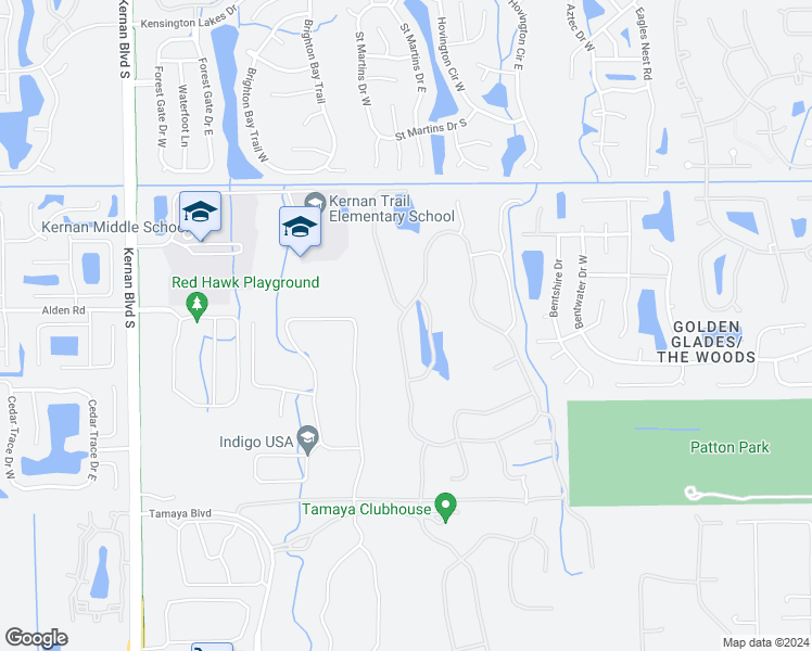 map of restaurants, bars, coffee shops, grocery stores, and more near 2681 Tartus Drive in Jacksonville