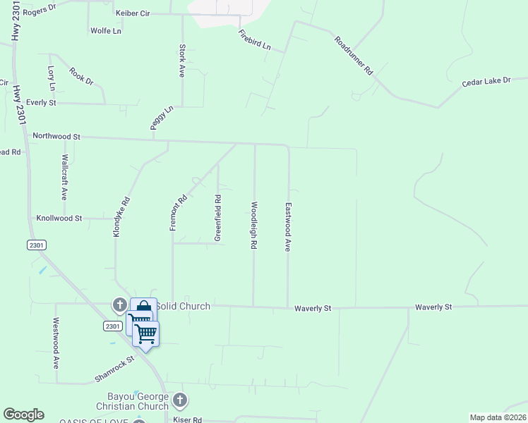 map of restaurants, bars, coffee shops, grocery stores, and more near 8426 Woodleigh Road in Youngstown