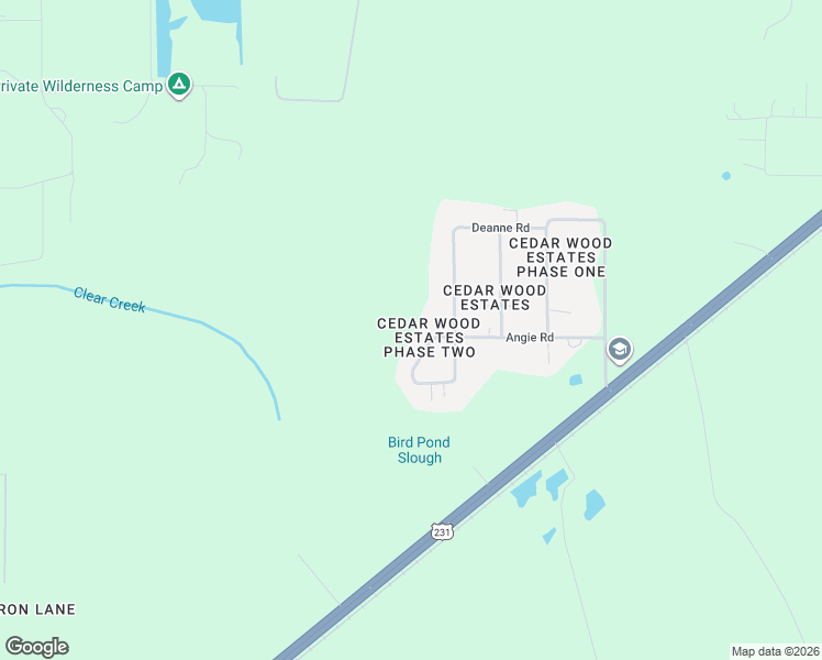 map of restaurants, bars, coffee shops, grocery stores, and more near 8308 Angie Circle in Panama City