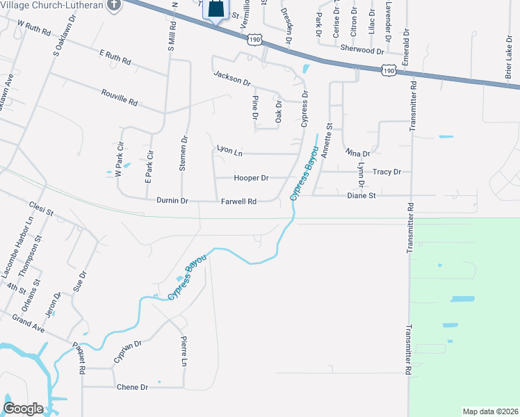map of restaurants, bars, coffee shops, grocery stores, and more near 29424 Farwell Drive in Lacombe