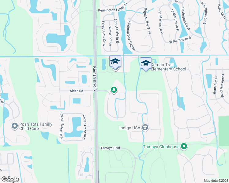 map of restaurants, bars, coffee shops, grocery stores, and more near 2320 Reese Way in Jacksonville