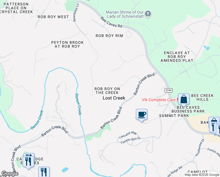 map of restaurants, bars, coffee shops, grocery stores, and more near 700 Furlong Drive in Austin