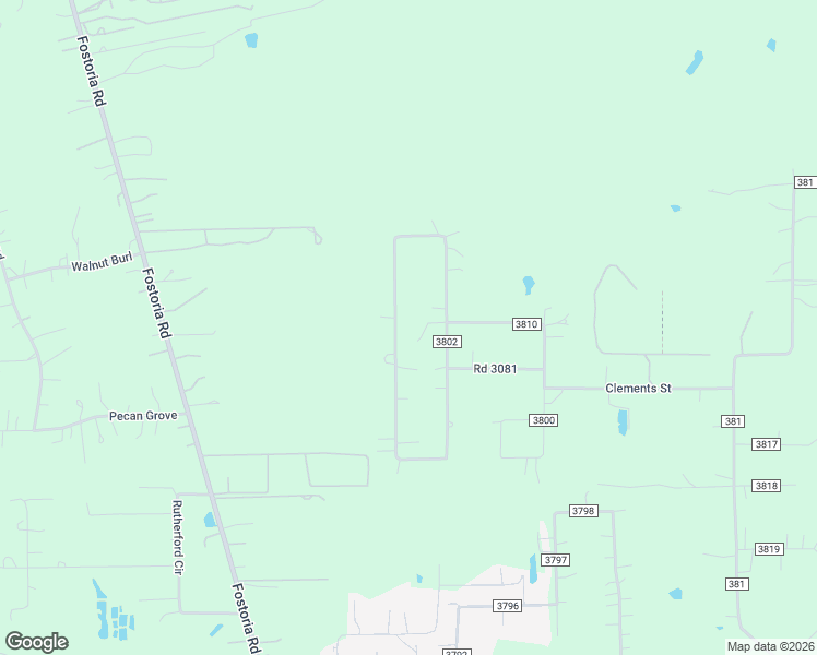 map of restaurants, bars, coffee shops, grocery stores, and more near 489 County Road 3802 in Cleveland