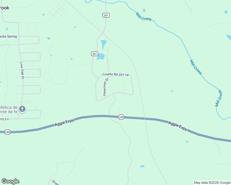 map of restaurants, bars, coffee shops, grocery stores, and more near County Road 301 in Plantersville